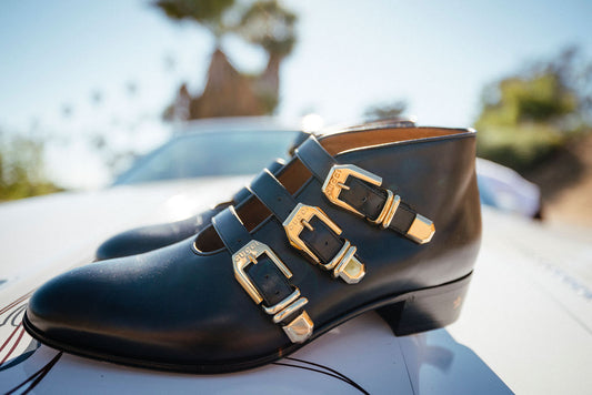 Gucci "Hollywood" Buckle Boots