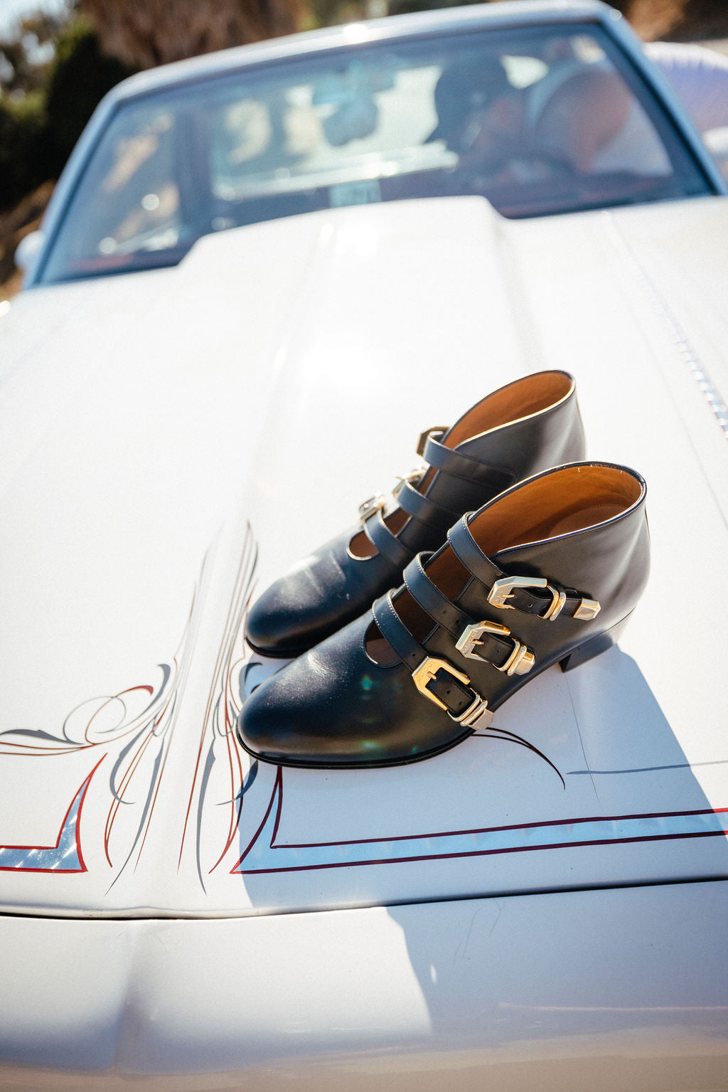 Gucci "Hollywood" Buckle Boots