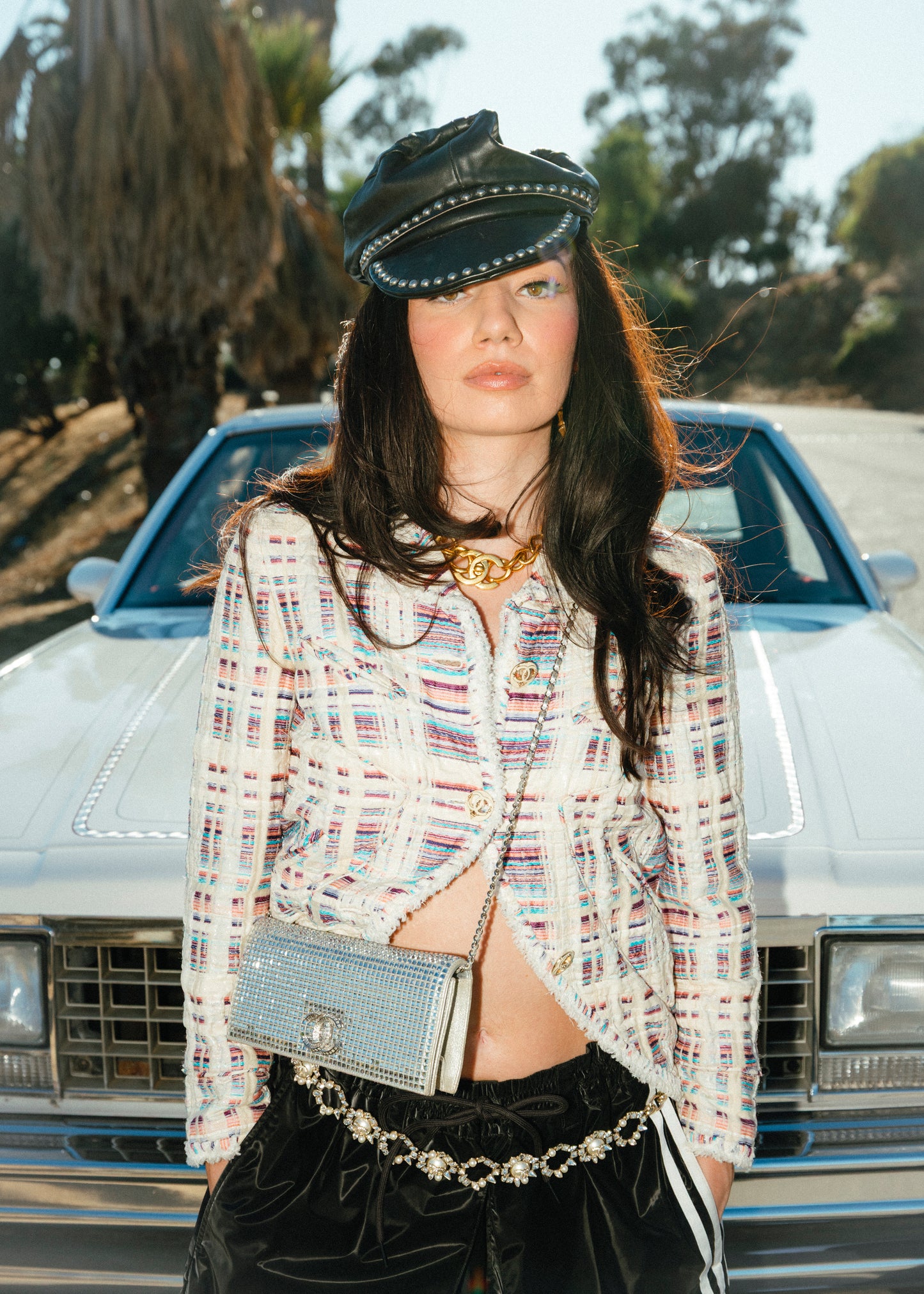 Chanel Resort 2009 Multicolor Tweed jacket- Look #22
