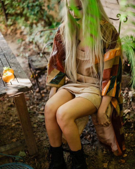 Vintage Dolce & Gabbana Patchwork Patent Leather & Suede Coat — FW1999–2001