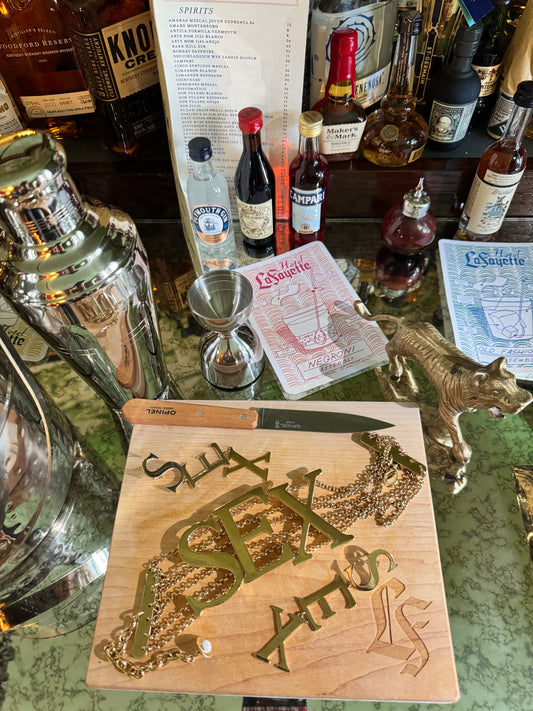 Vivienne Westwood ‘SEX’ Choker — Gold-Plated (FOR RENT ONLY, NOT FOR SALE)