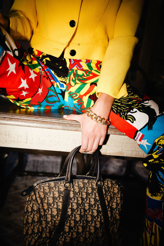 Christian Dior bowling bag from 1980