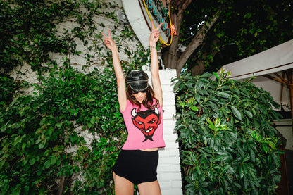 Betsey Johnson  Devil Knit Tee Spring/ Summer 2004-runway