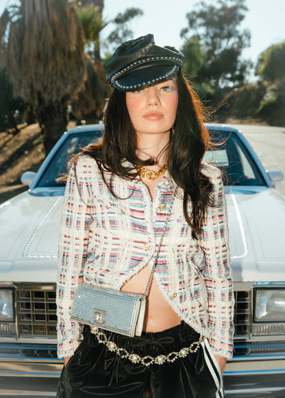 Chanel Resort 2009 Multicolor Tweed jacket- Look #22