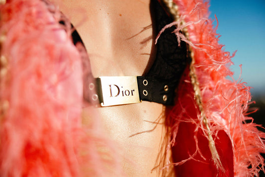 Christian Dior Logo Bikini Top-Early 2000's by John Galliano