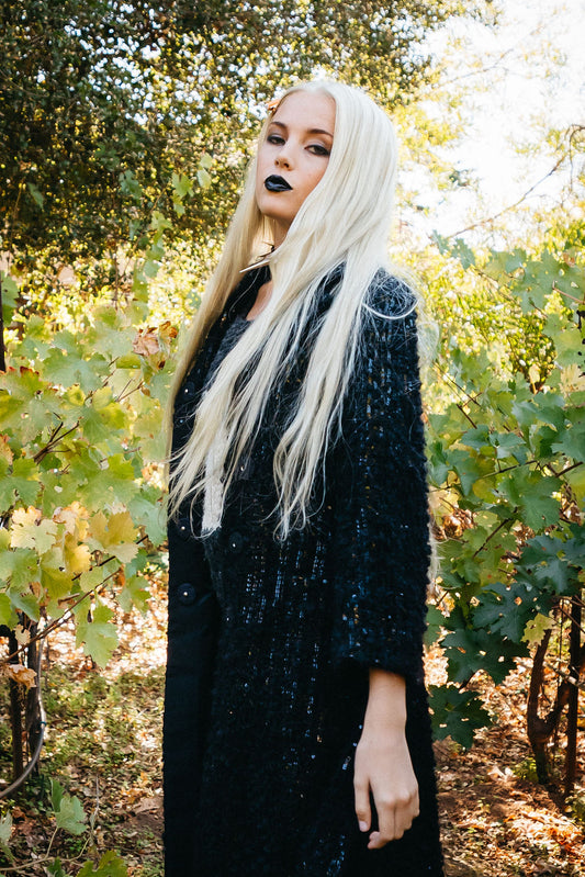 Marc Jacobs Collection Bouclé Sequin Coat