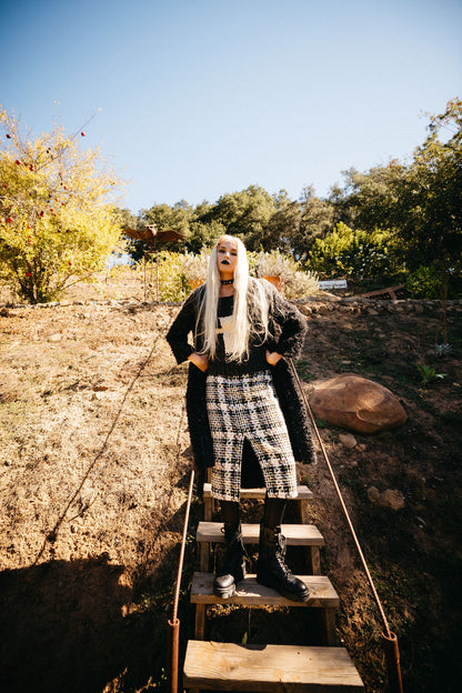 Alexander McQueen AW23 Tweed Pencil Skirt