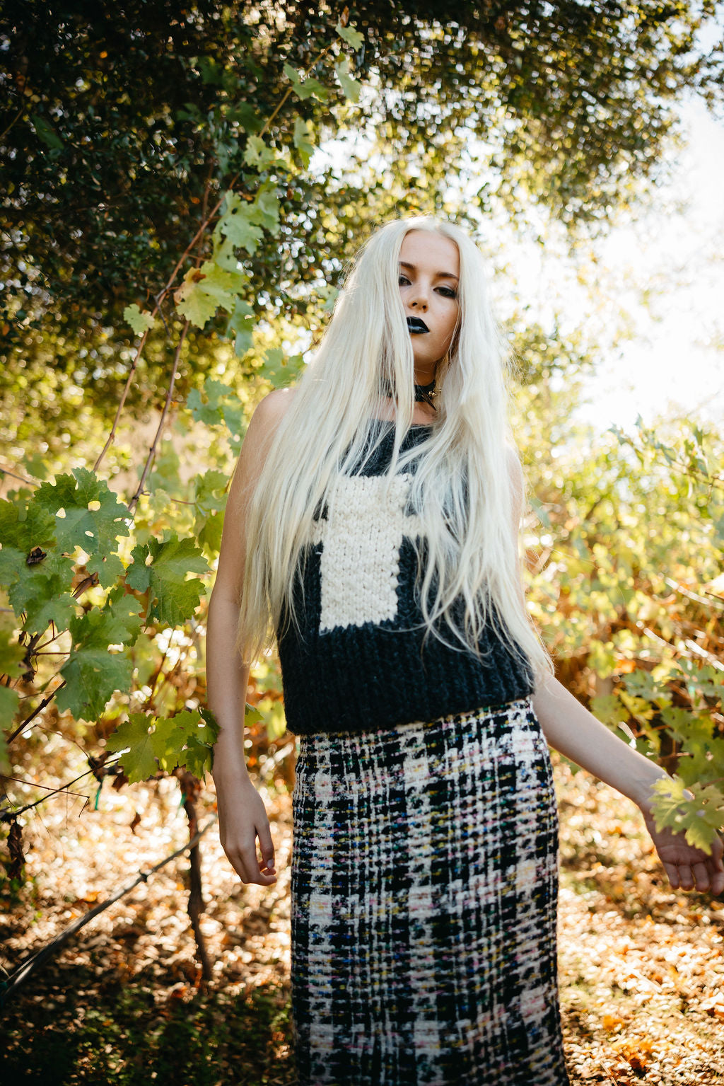 Pierrot “Joan of Arc” Sweater Vest — Ultra-Rare Archive Knit