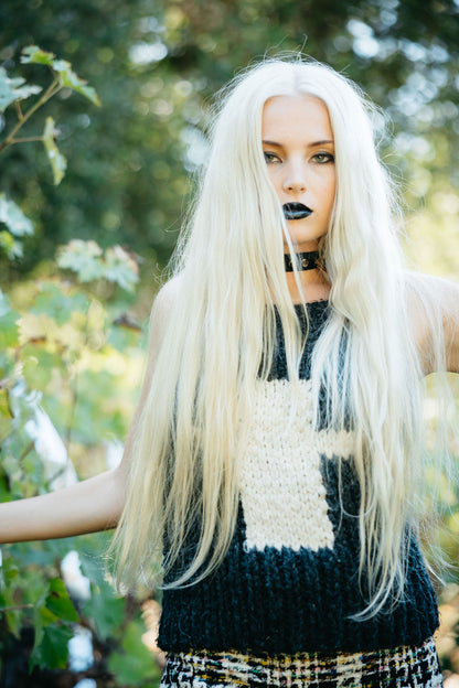 Pierrot “Joan of Arc” Sweater Vest — Ultra-Rare Archive Knit