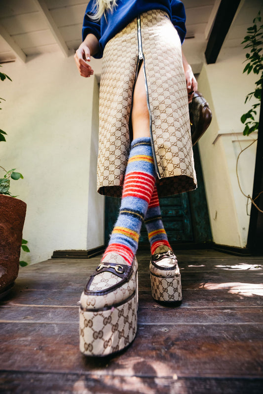 Gucci GG Supreme Platform Horsebit Loafers — SS24 Ancora Runway (2023)