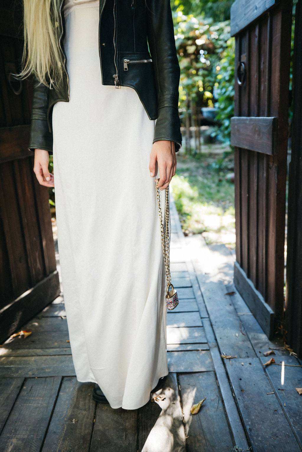 Alexander McQueen Corset-Style Leather Biker Jacket