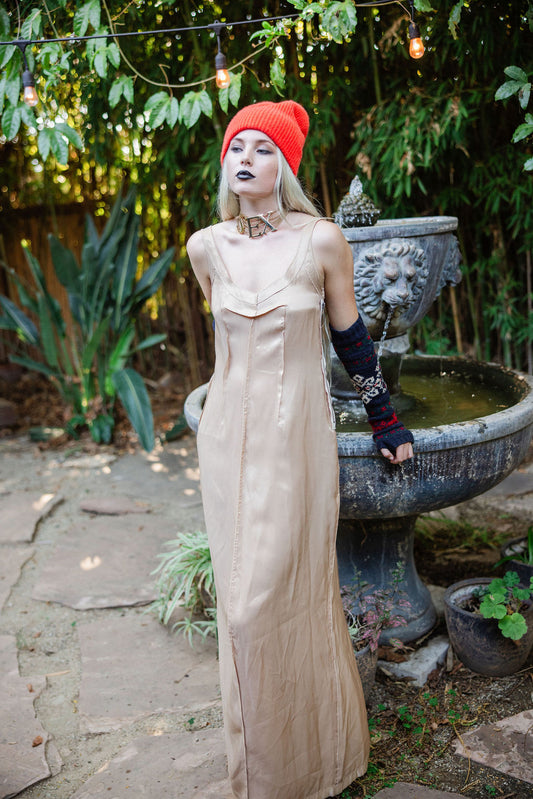 Maison Martin Margiela x H&M Nude Maxi Slip Dress — 2012 Archive Re-Edition