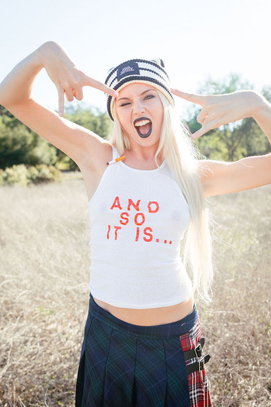 And So it is.... Ribbed Hanes Tank