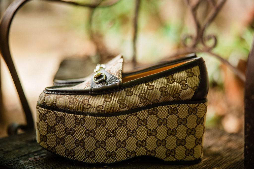 Gucci GG Supreme Platform Horsebit Loafers — SS24 Ancora Runway (2023)