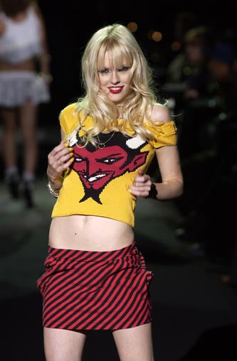 Betsey Johnson  Devil Knit Tee Spring/ Summer 2004-runway