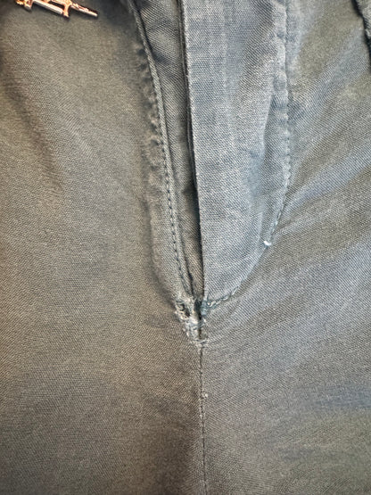 Balenciaga Le Dix Spring/Summer 2002 Teal Cargo Pants (FR 38)