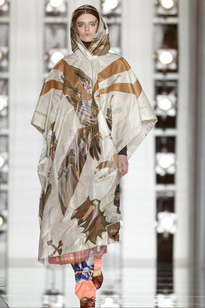 Christian Dior Fall 2001 Graphic Silk Dress