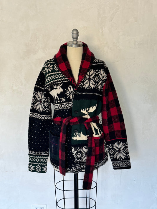 Ralph Lauren Vintage "Aspen Lodge" Cardigan — Japan Market (Early 2000s) SIZE S