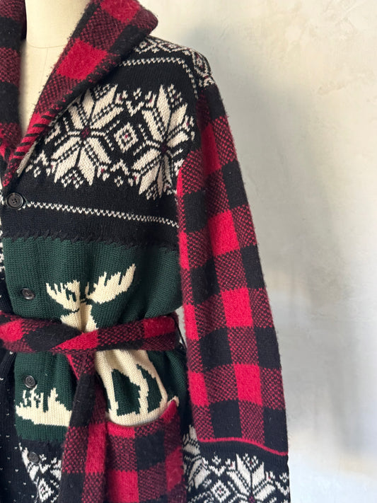 Ralph Lauren Vintage "Aspen Lodge" Cardigan — Japan Market (Early 2000s) SIZE S